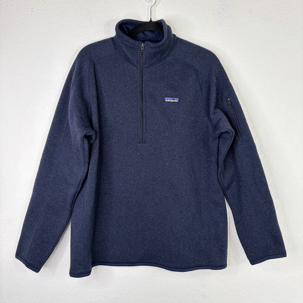 Patagonia Better Sweater Fleece Blue Women's Size XL Recycled Polyester, cozy